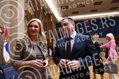 A ceremony was held at the Palace of Serbia on the occasion of awarding scholarships for doctoral students and their inclusion in scientific research.U Palati Srbija odrzana je svecanost povodom dodele ugovora o stipendiranju studenata doktorskih a