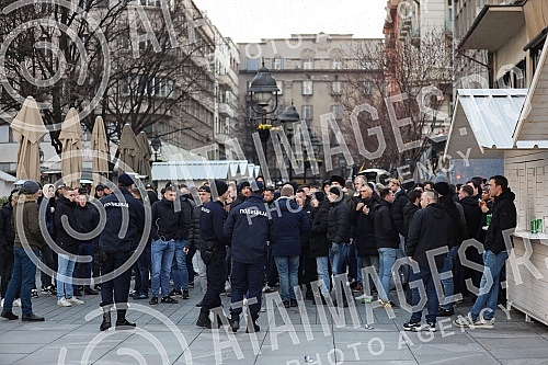 Fans of the Fejenodra football club, which will play the first game of the eighth finals of the Leag