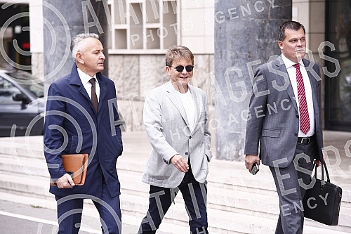 In the First Basic Court in Belgrade, the trial of actor and director Dragan Bjelogrlic should continue regarding accusations of violent behavior against fellow director Predrag Antonijevic.