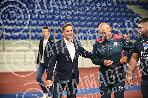 On the occasion of the historic success of our national team this year and the winning of 16 medals at international competitions, the Serbian Athletics Federation held a press conference in the Athletic Hall in Banjica.
Povodom istorijskog uspeha n On the occasion of the historic success of our national team this year and the winning of 16 medals at international competitions, the Serbian Athletics Federation held a press conference in the Athletic Hall in Banjica.
Povodom istorijskog uspeha n
