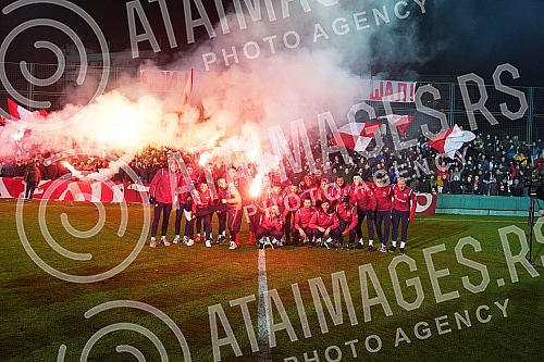 Delije, Red Star FC fans, organized a reception for the football players who achieved a historic success with a draw against Braga (1: 1) on Thursday night - a direct placement in the eighth finals of the Europa League, which is the biggest result of