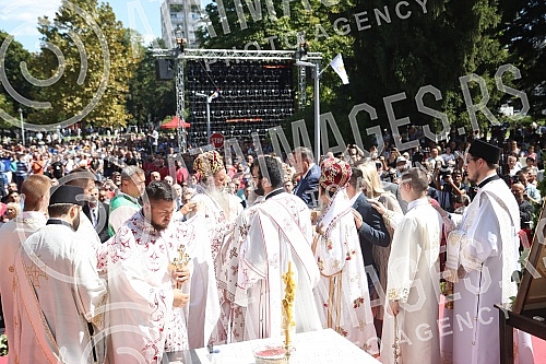 The City of Doboj Celebrates the Baptism - The Transfiguration of the Lord with the Visit of the Serbian Patriarch Porphyry and the Officials of the Republic of Srpska.Grad Doboj obelezio krsnu slavu - Preobrazenje Gospodnje uz posetu patrijarha sr