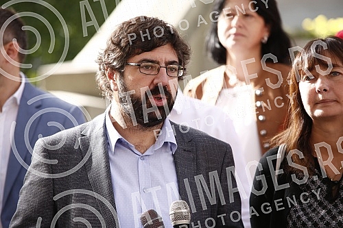 In the House of the National Assembly, a press conference of the Green Left Club - We are not drowning Belgrade was held on the problems of the local village of Podgradina near Kosjerica with the construction of a quarry.U Domu Narodne skupstine od