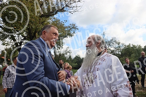 His Holiness Serbian Patriarch Mr. Porfirije led the liturgy in Jasenovac, in the monastery of St. John the Baptist, and this event is traditionally organized by the Eparchy of the Slavonic SPC under the name 