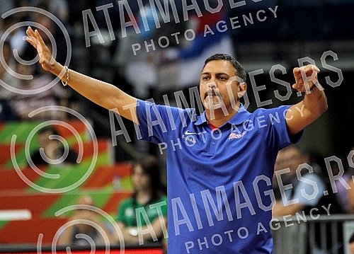 First day of FIBA Olympic Qualifying Tournament 2016 held in Kombank arena - Group A - Serbia vs Puerto Rico.Prvi dan Olimpijskog kvalifikacionog turnira za Olimpijske igre u Riu 2016 odrzan u Kombank areni - Group A - Srbija vs Puerto Rico.
