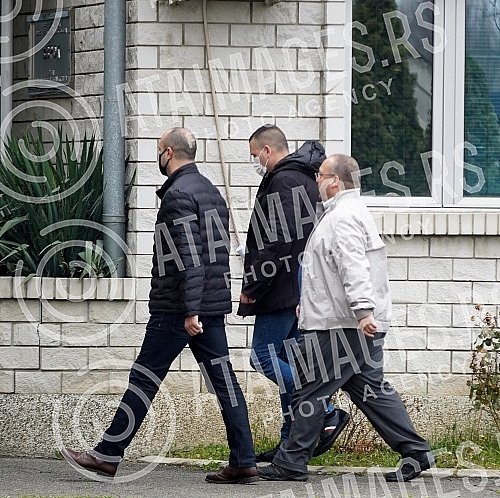 Accompanied by a lawyer, Vladimir Vuletic went to the premises of the Prosecutor's Office for Organized Crime in Ustanicka Street in Belgrade to be questioned about the circumstances of his cooperation with Veljko Belivuk's criminal organization, whi