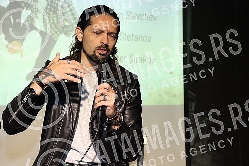 The press conference of the Bulgarian representative at the Eurovision Song Contest Ronnie Romero was held in Wurst Platz.Konferencija za medije bugarskog predstavnik na Eurosongu   Ronijea Romera odrzana je u Wurst Platzu.