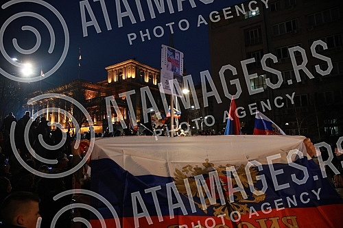 A rally in support of Russia called 