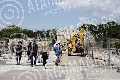 The reconstruction of King Milan Square in the center of Nis has been going on for three years, and was crowned with a humorous Guinness World Record for breaking the record in the category of the longest reconstruction of a square in the world. 
