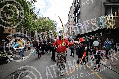 The traditional manifestation Jevremova Street of meetings after two years of pause is held on the day of the municipal celebration, Cveti under the slogan Let's meet.Tradicionalna manifestacija Jevremova ulica susreta nakon dve godine pauziranja o