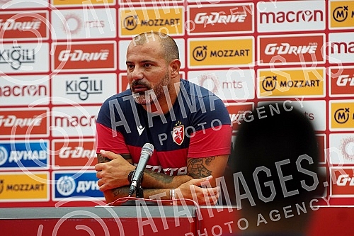 A press conference on the occasion of the match of the 1st round of the Serbian Super League, between Red Star and Vojvodina, was held in the Media Center of the 