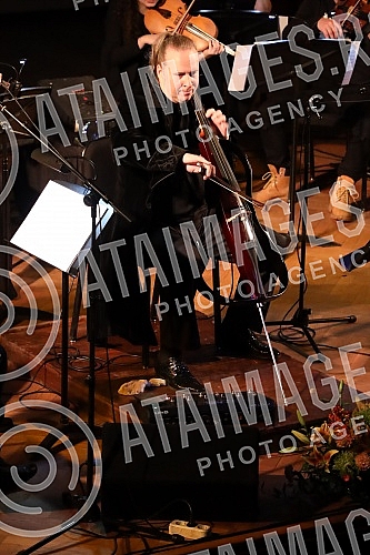 The concert of the chamber ensemble of 13 strings and Denis Shapovalov (cello and electric cello) as part of the 53rd edition of BEMUS was held in the great hall of Kolarac's endowment, and Shapovalov performed a program - 