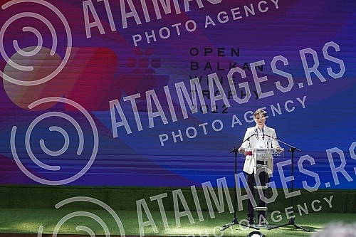 The President of the Government of the Republic of Serbia, Ana Brnabic, attended the awarding of the Wine Trophy of the Open Balkans as part of the First International Wine Fair Wine Vision of the Open Balkans in Hall 1 of the Belgrade Fair.Predsed