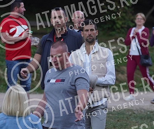 Ceremonial opening of the tennis complex in the Ravne 2 Archaeological and Tourist Park in Visoko.Svecano otvaranje teniskog kompleksa u Arheolosko-turistickom parku Ravne 2 u Visokom.