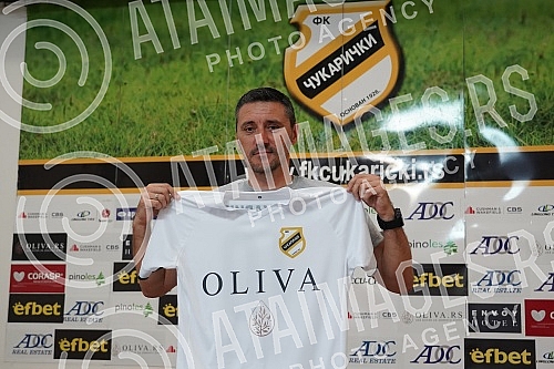 Promotion of the new head of the Cukaricki football club Dusan Kerkez and the first roll call of the team before the start of preparations for the upcoming 2022/23 season.Promocija novog sefa struke fudbalskog kluba Cukaricki Dusana Kerkeza i prva 