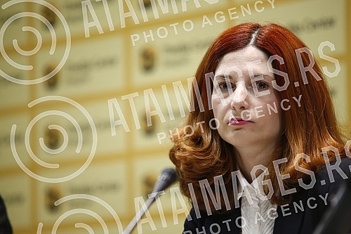 The press conference of the Coalition We Must, at which the program for labor and social rights was presented.Konferencija za novinare Koalicije Moramo na kojoj je predstavljen program za rad i socijalna prava.