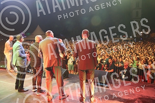 Concert on the occasion of the Day and celebration of the municipality of Celinac on the Square in front of the Municipality.Koncert povodom Dana i slave opstine Celinac na Trgu ispred Opstine. 
