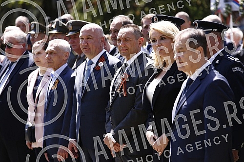 As part of the celebration of May 9, the Day of Victory over Fascism in World War II, representatives of the Ministry of Defense and the Serbian Army, the City of Belgrade and SUBNOR and participants in the Immortal Regiment laid wreaths at the Monum As part of the celebration of May 9, the Day of Victory over Fascism in World War II, representatives of the Ministry of Defense and the Serbian Army, the City of Belgrade and SUBNOR and participants in the Immortal Regiment laid wreaths at the Monum