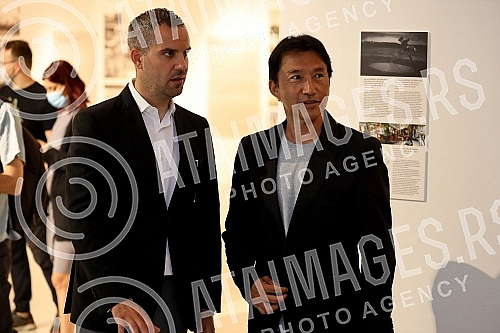 The selector of the Serbian national football team and the winner of the bronze Olympic medal at the Los Angeles Games in 1984, Dragan Stojkovic, visited the exhibition 