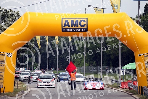 Kruzna auto trka `Nagrada Beograda 2015` (trka na Uscu). 