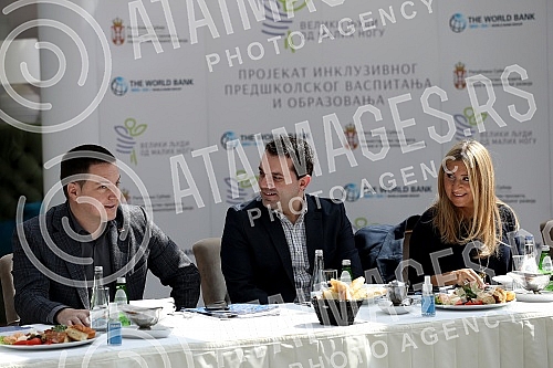 The Ministry of education, science and technological development presented a project of inclusive preschool education at the working breakfast. Ministarstvo prosvete, nauke i tehnoloskog razvoja predstavilo je na radnom dorucku projekat inkluzivnog