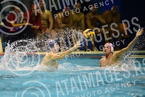 The match of the second round of the Premier Regional Water Polo League between VK Crvena Zvezda and VK Primorac.Utakmica drugog kola Premijer regionalne vaterpolo lige izmedju VK Crvena zvezda i VK Primorac.