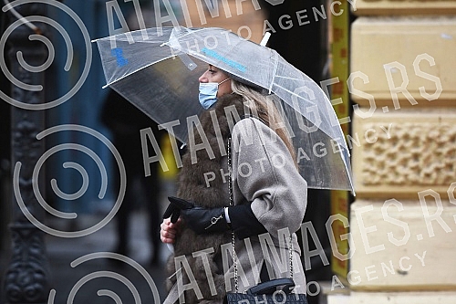 A gloomy, rainy December day in Novi Sad.Sumoran, kisni deembarski dan u Novom Sadu.