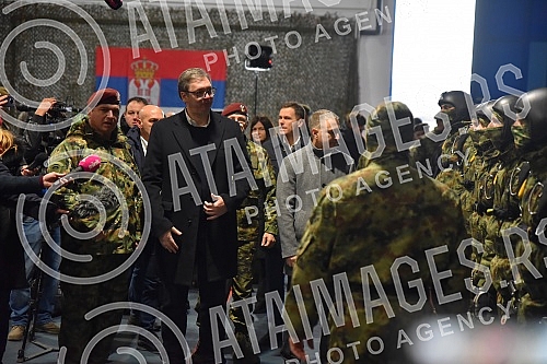 The President of the Republic of Serbia, Aleksandar Vucic, is staying in the Nisava District, and on the third day he visited the Military Airport 