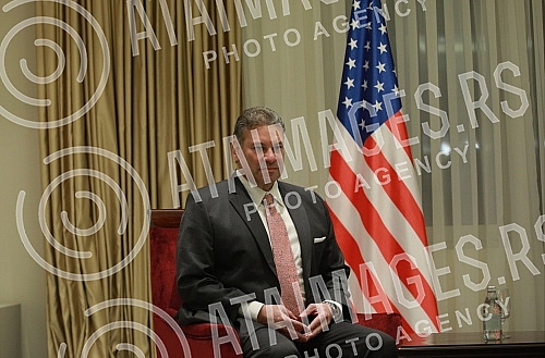 The President of the Republic of Serbia, Aleksandar Vucic, met with the US Deputy Assistant Secretary of State, Gabriel Escobar, at Villa Mir.Predsednik Republike Srbije Aleksandar Vucic sastao se sa zamenikom pomocnika americkog drzavnog sekretara