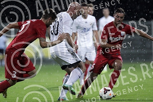Utakmica drugog kola kvalifikacija za Ligu evrope izmedju FK Cukaricki i SV Grodig (Austria) na stadionu FK ukaricki na Banovom brdu Utakmica drugog kola kvalifikacija za Ligu evrope izmedju FK Cukaricki i SV Grodig (Austria) na stadionu FK ukaricki na Banovom brdu