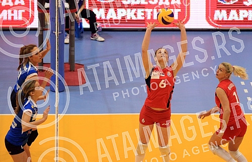 Druga polufinalna utakmica finalnog turnira Kupa Srbije izmedju OK Jedinstvo (Strara Pazova) i OK Crvena Zvezda (Beograd).