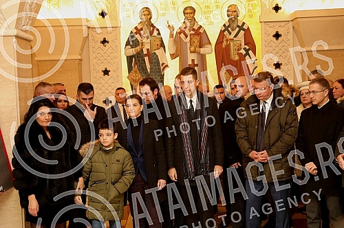 In the crypt of the Saint Sava Temple in Belgrade, a memorial was served to the killed Oliver Ivanovic.
U kripti Hrama Svetog Save u Beogradu sluzen je pomen ubijenom Oliveru Ivanovicu. In the crypt of the Saint Sava Temple in Belgrade, a memorial was served to the killed Oliver Ivanovic.
U kripti Hrama Svetog Save u Beogradu sluzen je pomen ubijenom Oliveru Ivanovicu.