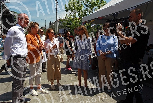 On the occasion of marking more than 20 years of German development cooperation in Serbia, a jubilee celebration was organized on the Republic Square in Belgrade.