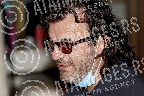 Singer Aleksandar Vuksanovic - Aca Lukas gave a concert on the terrace of his home. The working name of the show is 