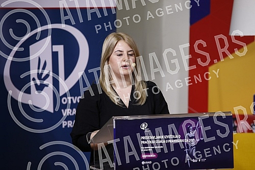 In the House of Human Rights and Democracy, the Center for European Policies and the Committee of Lawyers for Human Rights presented the Judicial Monitoring Report for 2021.U Kuci ljudskih prava i demokratije Centar za evropske politike i Komitet p