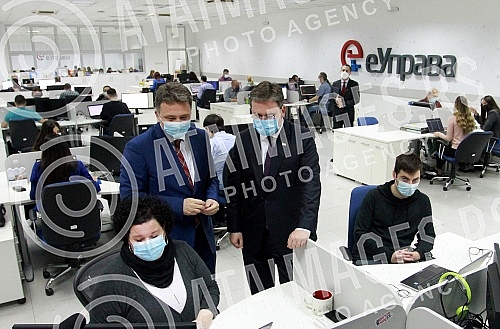 Presentation of the new e-Consulate electronic service project in the Office for IT and eGovernment.
Predstavljanje novog projekta elektronske usluge e-Konzulat u Kancelariji za IT i eUpravu Presentation of the new e-Consulate electronic service project in the Office for IT and eGovernment.
Predstavljanje novog projekta elektronske usluge e-Konzulat u Kancelariji za IT i eUpravu