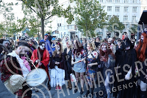 8. Belgrade Zombie Walk is an event organized as part of the 15th Festival of Serbian Fiction Film (October 29 - October 31, 2021), which takes place in the Hall of the Cultural Center.8. Beogradski zombie walk je manifestacija koja je organizovana