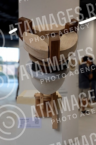 The collective exhibition of sculptures 