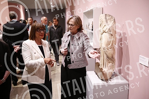 The Deputy Prime Minister of the Republic of Serbia and the Minister of Culture and Information Maja Gojkovic opened the exhibition entitled FEMINA BALCANICA: MATER, MATRONA, AUGUSTA, DEA. Women in the Balkans in ancient times, which marks Museum Day