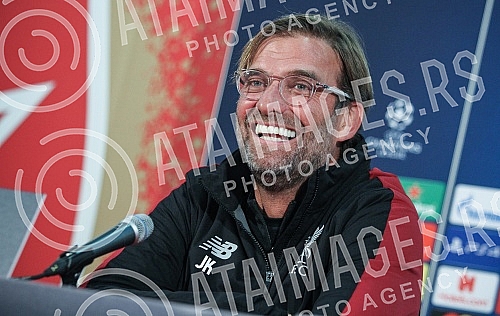 Press conference of Jurgen Klopp before the match of 4 rounds of Group C in the Champions League.Pres konferencija Jirgena Klopa pred utakmicu 4 kola grupe C u Ligi sampiona.