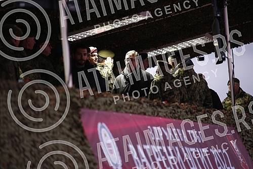 Joint tactical exercise with combat shooting 