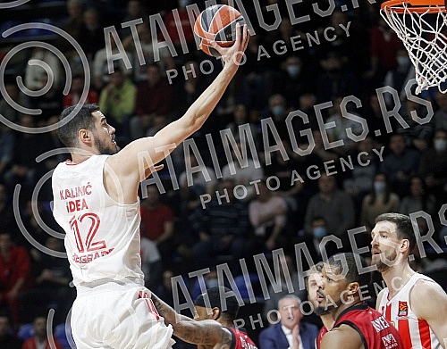 The match of the 24th round of the Turkish Airlines Euroleague between KK Crvena zvezda mts and KK AX Armani Exchange Milan was played in the Aleksandar Nikolic Hall.Utakmica 24. kola Turkish Airlines Evrolige izmedju KK Crvena zvezda mts i KK Arma