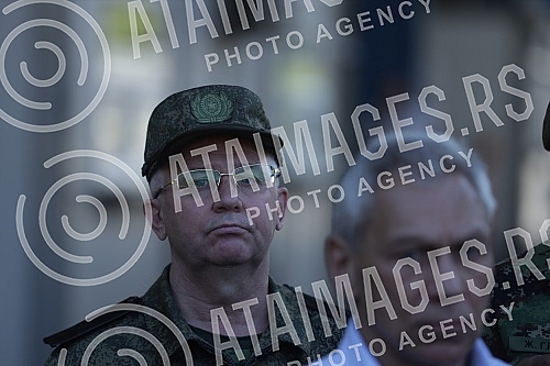 Deputy Prime Minister and Minister of Defense Nebojsa Stefanovic, Chief of General Staff of the Serbian Army General Milan Mojsilovic, Ambassador of the Russian Federation Aleksandar Bocan-Kharcenko and Defense Envoy Major General Aleksandar Zincenko
