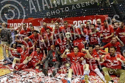 Serbian basketball League (KLS) playoffs final, 4th game, between KK Crvena Zvezda Telekom and KK Partizan NIS played at Aleksandar Nikolic sports hall.
Cetvrta utakmica finala plej ofa Kosarkaske Lige Srbije (KLS) izmedju kosarkasa Crvene zvezde Tel Serbian basketball League (KLS) playoffs final, 4th game, between KK Crvena Zvezda Telekom and KK Partizan NIS played at Aleksandar Nikolic sports hall.
Cetvrta utakmica finala plej ofa Kosarkaske Lige Srbije (KLS) izmedju kosarkasa Crvene zvezde Tel