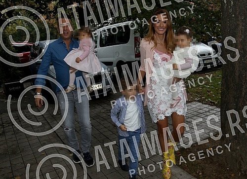 Celebration of the birth of Ana and Srna children by Zeljko Joksimovic and Jovana Joksimovic.Proslava rodjendana Ane i Srne dece Zeljka Joksimovica i Jovane Joksimovic.