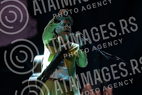 Performance of Israeli singer-songwriter Asaf Avidan on the third day of the Exit Festival 2021 on the Main Stage.Nastup izraelskog kantautora Asafa Avidana treceg dana Exit festivala 2021. na bini Main stage