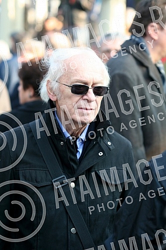 The funeral of Petar Kralj at the New Cemetery.Sahrana Petra Kralja  na Novom groblju.