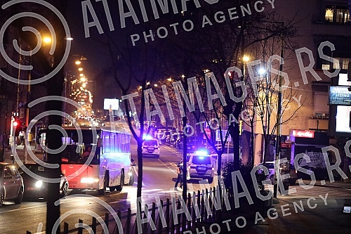 View of Belgrade during the first day of the weekend in which, according to the decision of the Government of Serbia from Friday at 21.00 to Monday at 06.00 in Serbia can only work grocery stores, some service activities (tailor, glass cutter, carpen