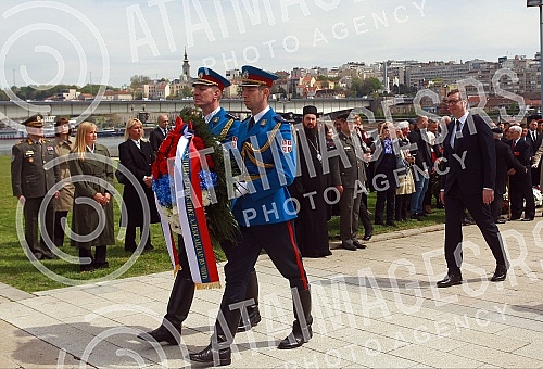 A state ceremony dedicated to the National Day of Remembrance of the Republic of Serbia for the victims of the Holocaust, genocide and other victims of fascism was held on the Coast of Jasenovac Victims.
Drzavna ceremonija posvecena obelezavanju nac A state ceremony dedicated to the National Day of Remembrance of the Republic of Serbia for the victims of the Holocaust, genocide and other victims of fascism was held on the Coast of Jasenovac Victims.
Drzavna ceremonija posvecena obelezavanju nac