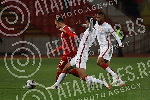 The football players of the national teams of Serbia and Qatar are playing a friendly match at the Rajko Mitic Stadium.
Fudbaleri reprezentacija Srbije i Katara na stadionu Rajko Mitic igraju prijateljski mec. The football players of the national teams of Serbia and Qatar are playing a friendly match at the Rajko Mitic Stadium.
Fudbaleri reprezentacija Srbije i Katara na stadionu Rajko Mitic igraju prijateljski mec.